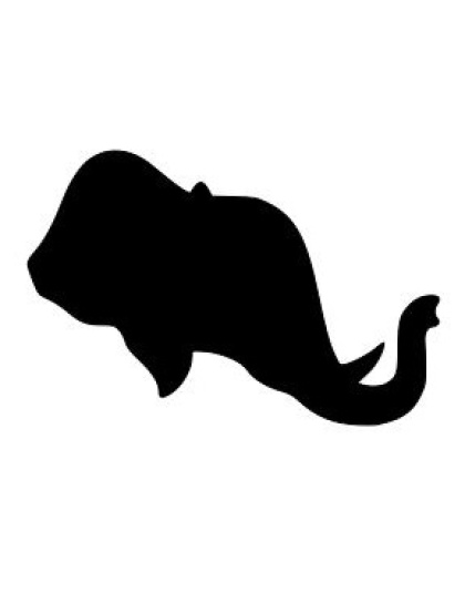 Elephant Head (Facing Right)
