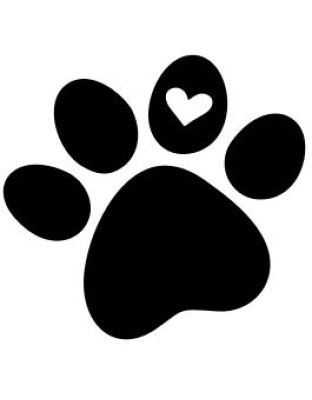 Dog Paw With Heart